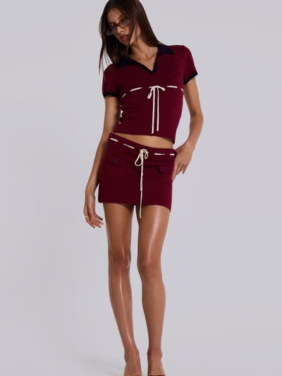 Jadedldn Scarlett Knit Mini Skirt