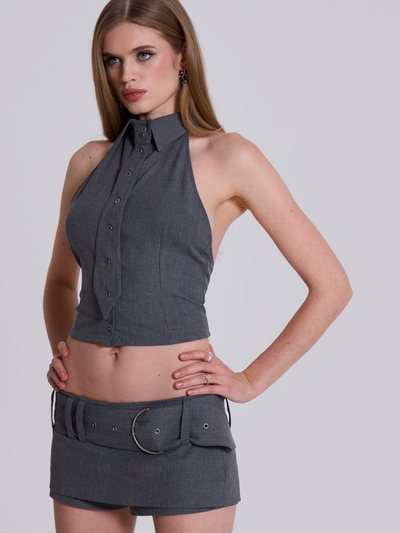 Jadedldn Friday Halter Tie Shirt