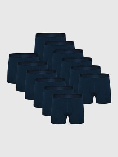 Trueclassictees Navy Boxer Trunks 12-Pack