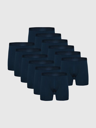 Trueclassictees Navy Boxer Briefs 12-Pack
