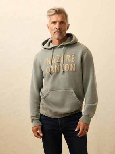 Fahertybrand Winter Swell Popover Hoodie - Charcoal Canyon