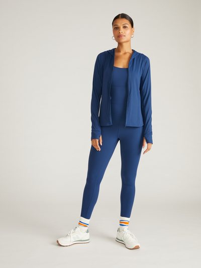 Universalstandard Next-to-Naked Hooded Zip Jacket - Pageant Blue