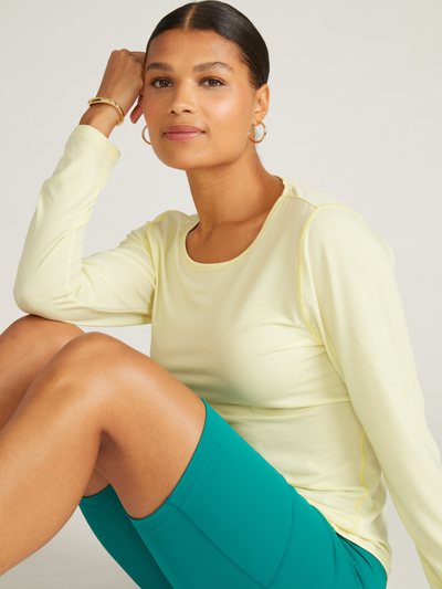 Universalstandard Mia Long Sleeve Movement Tee - Reed