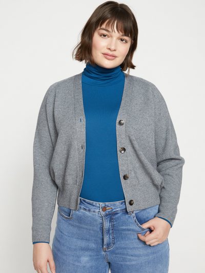 Universal Standard Better-Than-Wool Cardigan - Heather Grey