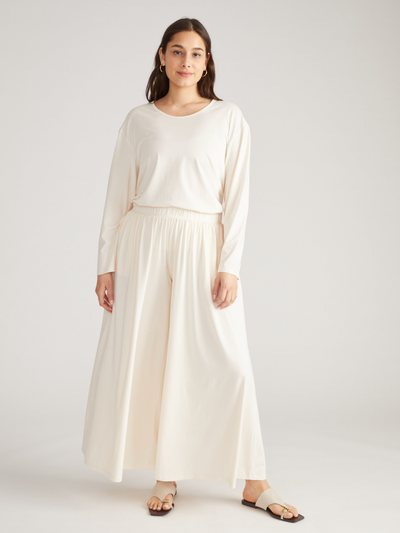 Universalstandard Pina Long Sleeve Lounge Tee - Porcelain