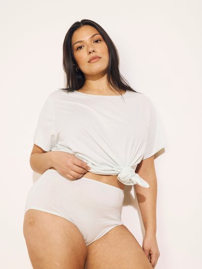 Universalstandard Pima Cotton Full Coverage Briefs - Hint of Mint