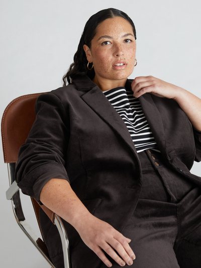 Universalstandard Charlie High Rise Sailor Cords - Espresso