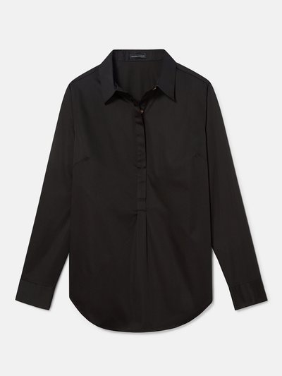 Universalstandard Elbe Popover Stretch Poplin Shirt Classic Fit - Black