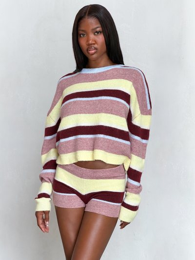Tiger Mist KOA 2.0 STRIPED JUMPER - TAN STRIPE
