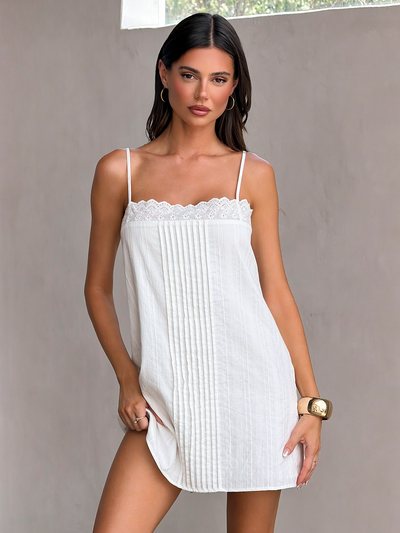 Tigermist BRYNLEE MINI DRESS - WHITE