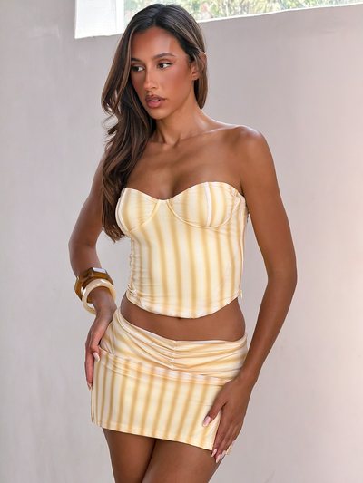 Tigermist HAVANA SKIRT - YELLOW STRIPE