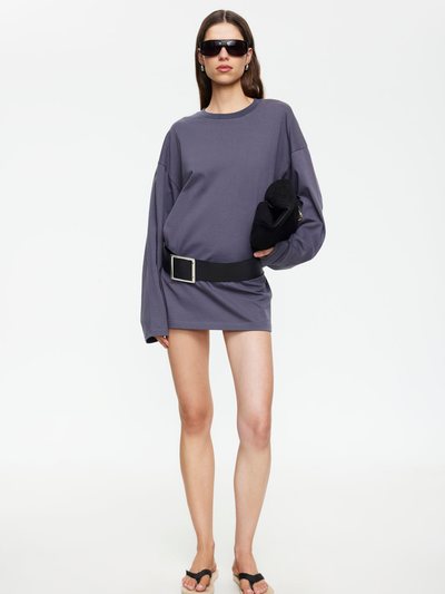 Lionessfashion BLOOM MINI DRESS - MIDNIGHT