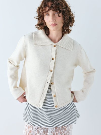 Vergegirl Avery Knit Cardigan Cream