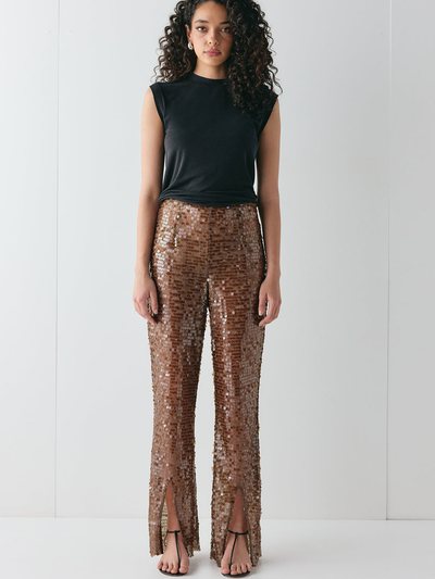 Vergegirl Eden Sequin Pants Brown