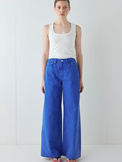 Vergegirl Aston High Rise Denim Jeans Cobalt