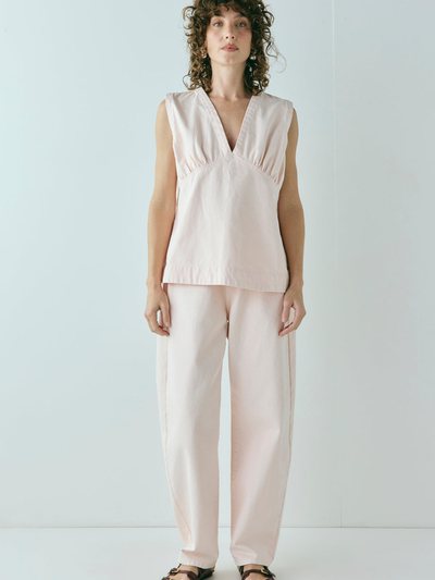 Vergegirl Nola Denim Top Musk
