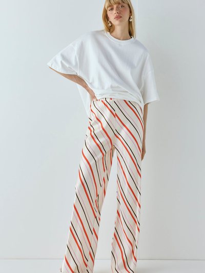 Vergegirl Remi Satin Pants Stripe
