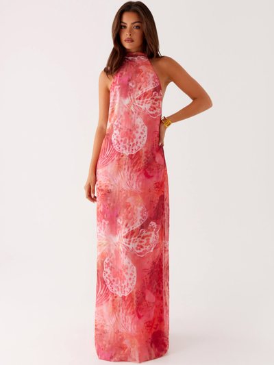 Peppermayo California Maxi Dress - Flamingo Fling
