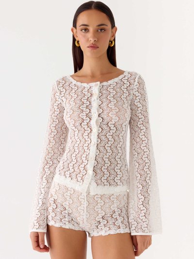 Peppermayo Selina Long Sleeve Top - Ivory