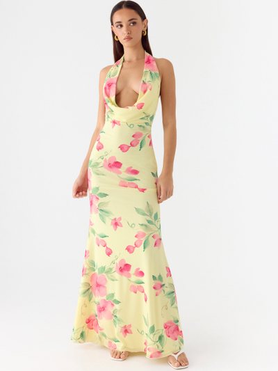 Peppermayo Like You Better Maxi Dress - Lemon Soleil