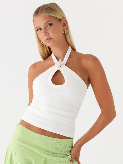 Peppermayo Daydreamin Halter Top - White