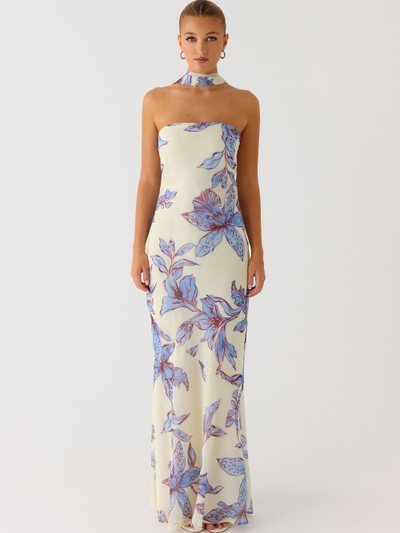 Peppermayo Under The Pagoda Maxi Dress - Violet Blossom