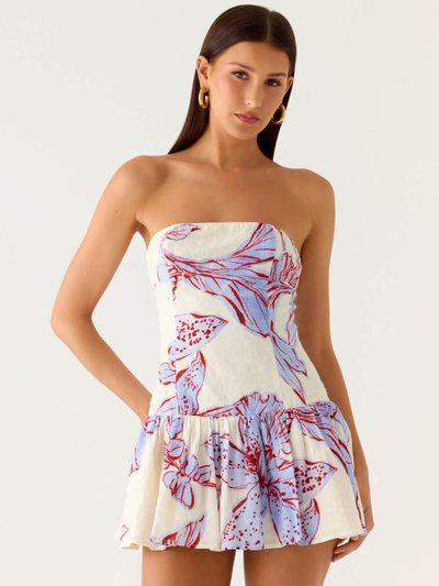 Peppermayo Mario Mini Dress - Purple Floral