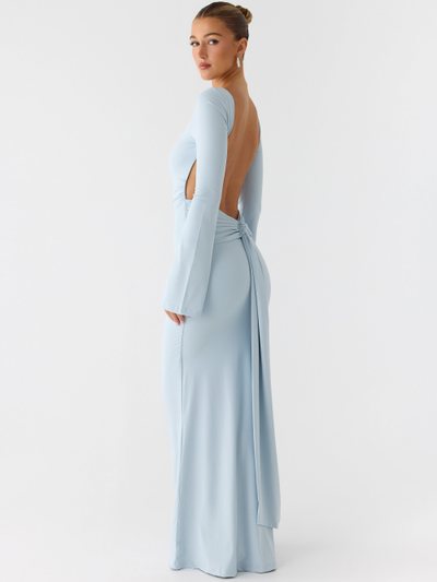 Peppermayo Midnight Song Long Sleeve Maxi Dress - Misty Blue