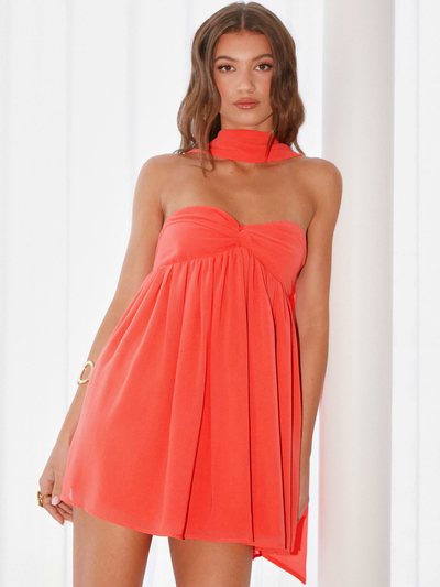 Peppermayo Saturn Mini Dress - Coral