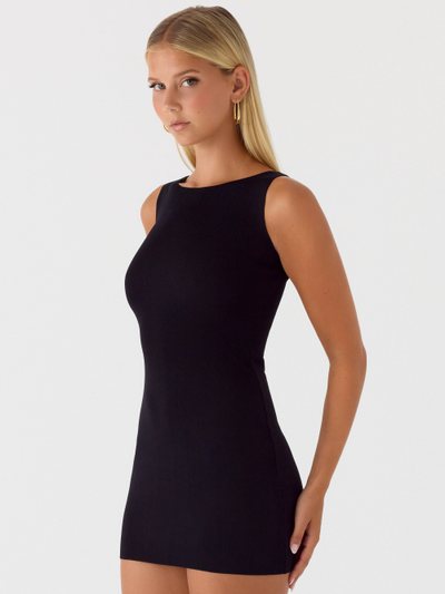 Peppermayo Amaris Knit Mini Dress - Black