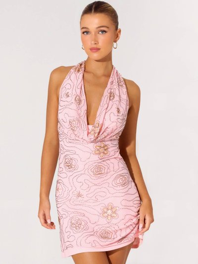Peppermayo Busy Woman Mini Dress - Dusty Pink
