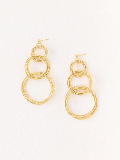 Peppermayo Circuit Earrings - Gold