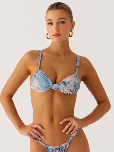 Peppermayo Tainy Bikini Top - Aqua Blur