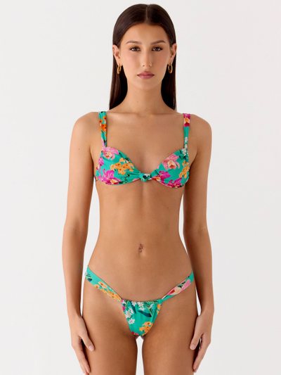 Peppermayo Airlie Scrunch Bikini Bottoms - Jungle Bloom