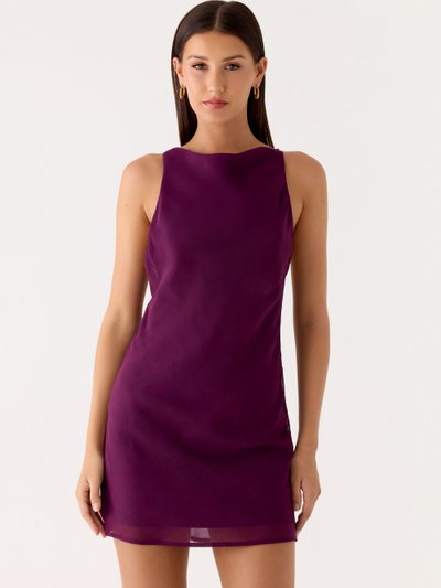 Peppermayo Sunkissed Siren Mini Dress - Plum