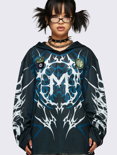Mingalondon Neo Tribal Jersey Hoodie