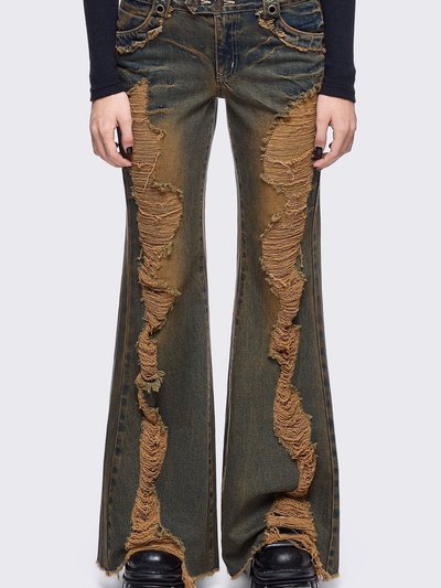 Mingalondon Brooke Blue Flared Jeans