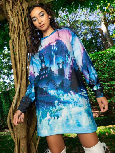 Blackmilkclothing Looming Castle Slouchy Dress