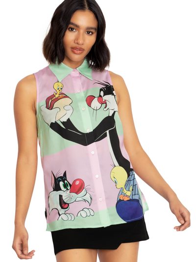 Blackmilkclothing Sylvester And Tweety Work It Shirt
