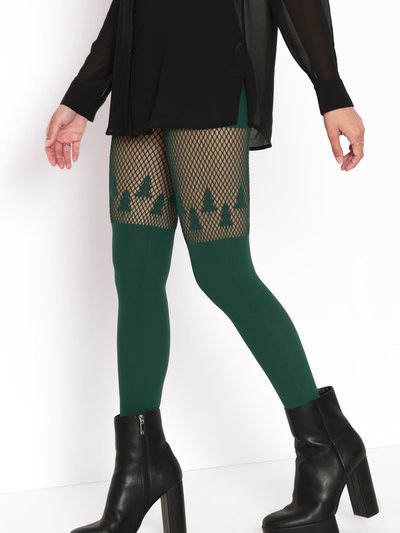 Blackmilkclothing Christmas Tree Hosiery