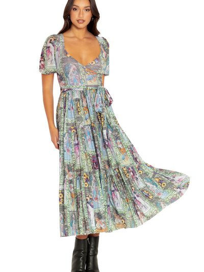 Blackmilkclothing Four Seasons Wrap Midaxi Dress