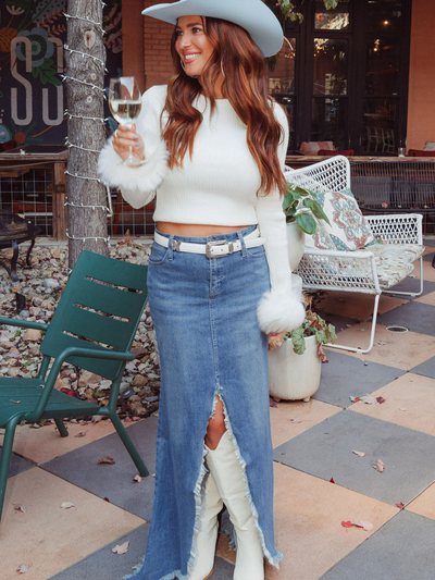 Showmeyourmumu Reba Maxi Skirt ~ Open Seas