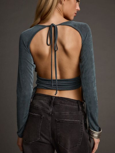 12thtribe Nala Emerald Crop Top
