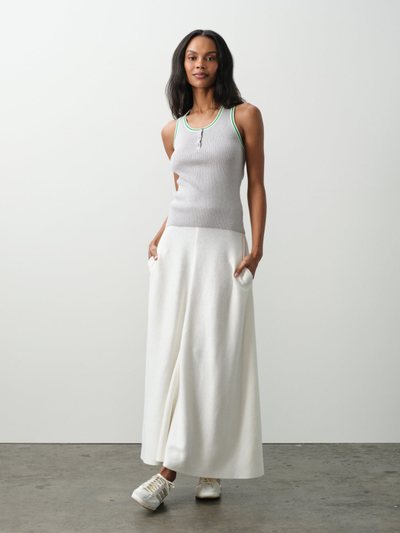 Nakedcashmere JUSTINE COTTON CASHMERE MAXI SKIRT
