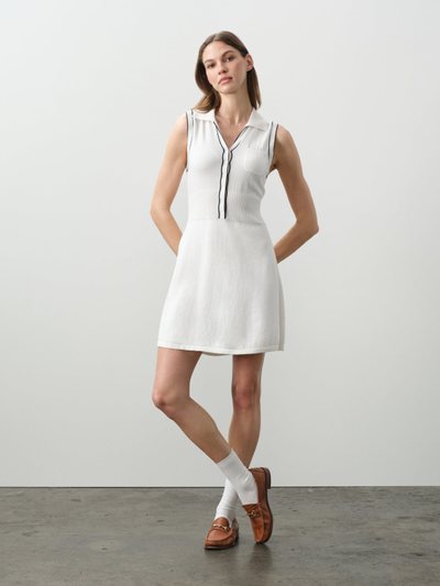 Nakedcashmere LINDA COTTON CASHMERE TENNIS DRESS