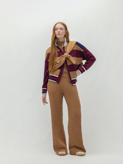 Nakedcashmere CABLE KNIT WIDE-LEG PANT