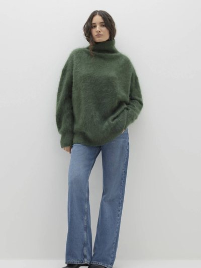 Nakedcashmere ETHEL BRUSHED CASHMERE TURTLENECK SWEATER
