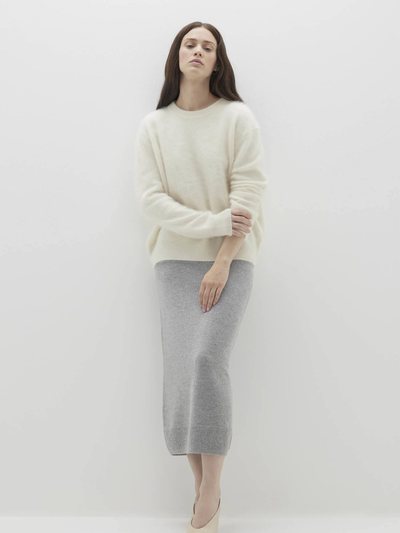 Nakedcashmere AGNES BRUSHED CASHMERE CREWNECK SWEATER