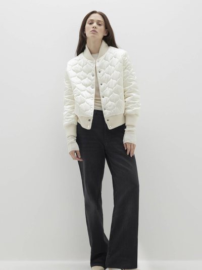Nakedcashmere BECCA REVERSIBLE SILK BOMBER JACKET
