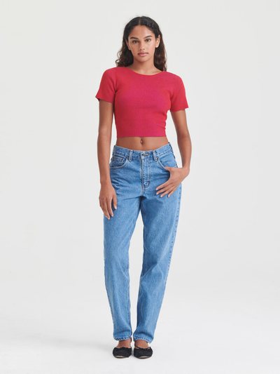 Naadam Wool Silk Reversible Twist Top